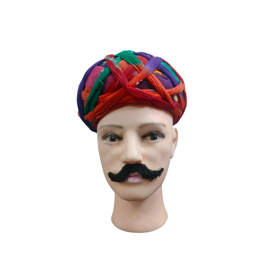DEHATIBAZAR | Traditional Multicoloured Pagdi, Fenta | Woven Design Turban