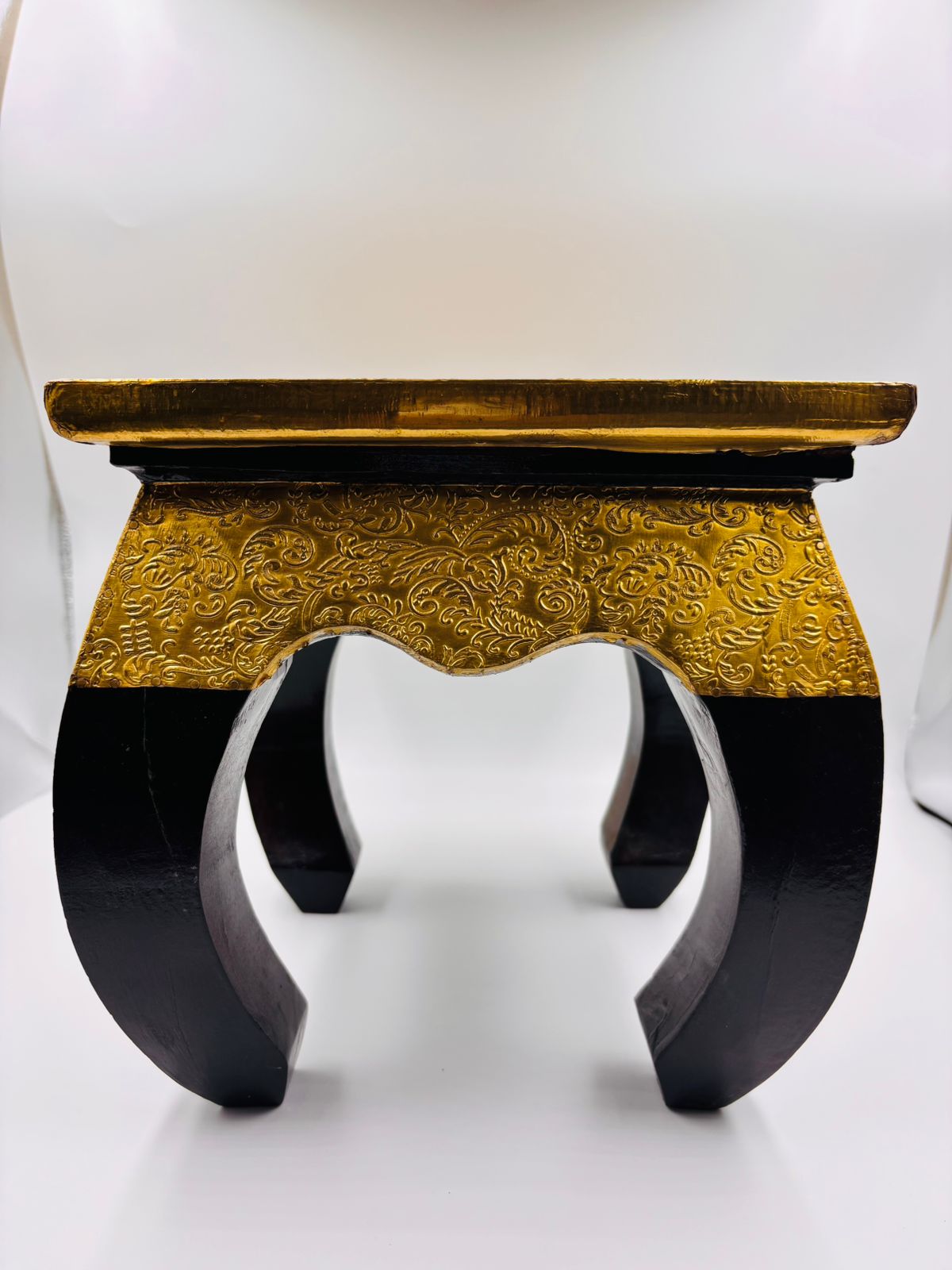 Wooden Brass Fitted OPM chowki 10x10